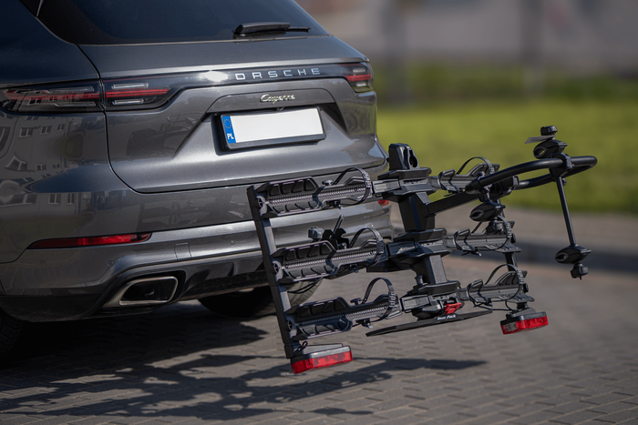 Inter Pack Spider 3 Lite - bagażnik rowerowy na hak na 3 rowery