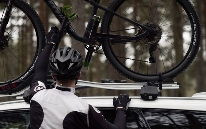 Bagażnik dachowy Mont Blanc Xplore belki 6607 + stopy 7506