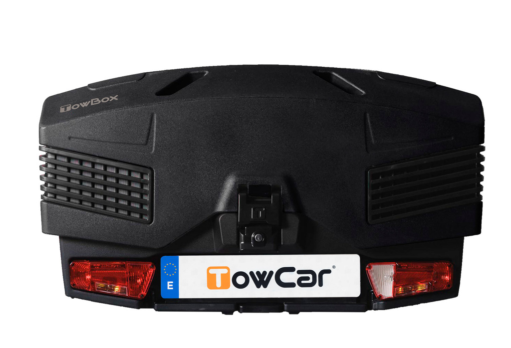 Towbox EVO urban black - bagażnik box montowany na hak