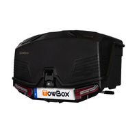 Towbox Alpha urban black - box bagażowy montowany na hak