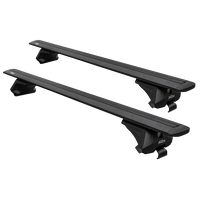 Bagażnik dachowy Inter Pack Virgo IR 110 (G2) na relingi zintegrowane (czarny)