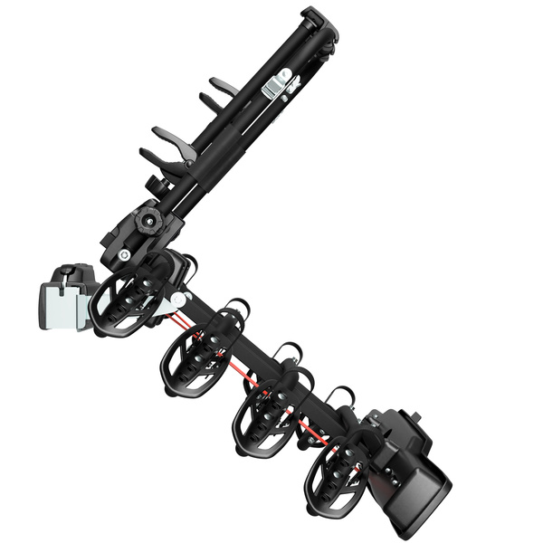 Peruzzo Parma 4 - bagażnik rowerowy na hak na 4 rowery (czarny)