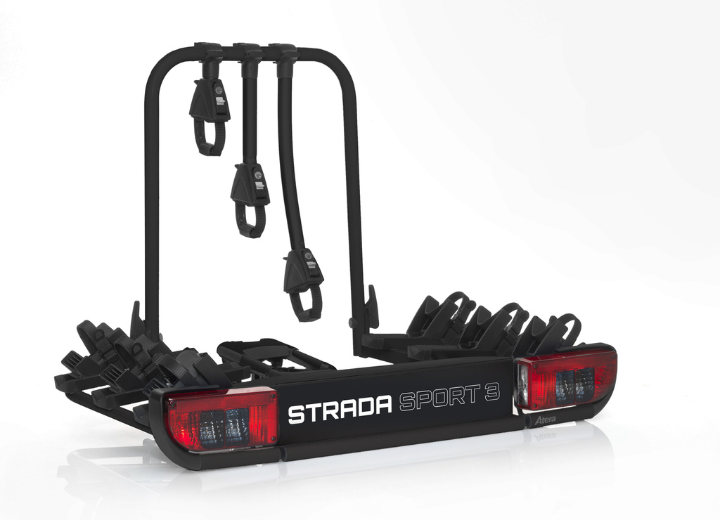 Atera Strada Sport M3 + adapter na 4 rower - bagażnik na hak na 4 rowery (czarny)