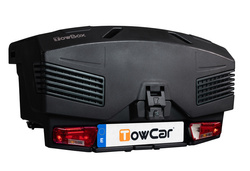 Towbox EVO urban black - bagażnik box montowany na hak