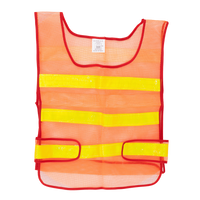 Kamizelka odblaskowa HERMON XXL pomarańczowa z bocznymi rzepami