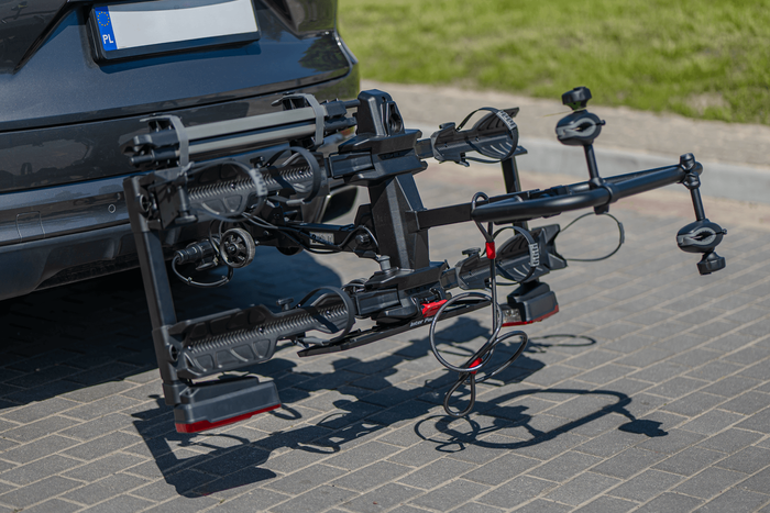 Inter Pack Spider 2E PRO - bagażnik rowerowy na hak na 2 rowery elektryczne