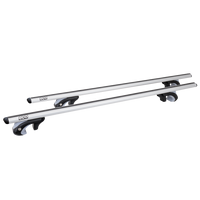 Eco Alubase 135 - uniwersalny bagażnik aluminiowy na relingi z zamkami