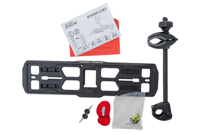 Inter Pack Spider 3 Lite - bagażnik rowerowy na hak na 3 rowery