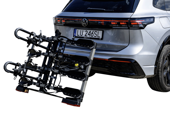 Inter Pack New Spider 4 - bagażnik rowerowy na hak na 4 rowery