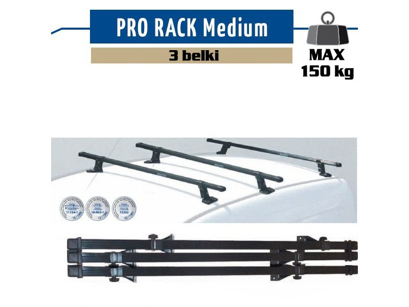 Bagażnik dachowy Mont Blanc Pro Rack 314 Ford Transit Connect II 2013-