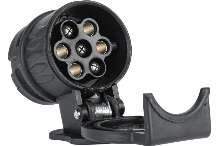 Adapter przejściówka UNITRAILER redukcja gniazda haka przyczepy 13/7 PIN