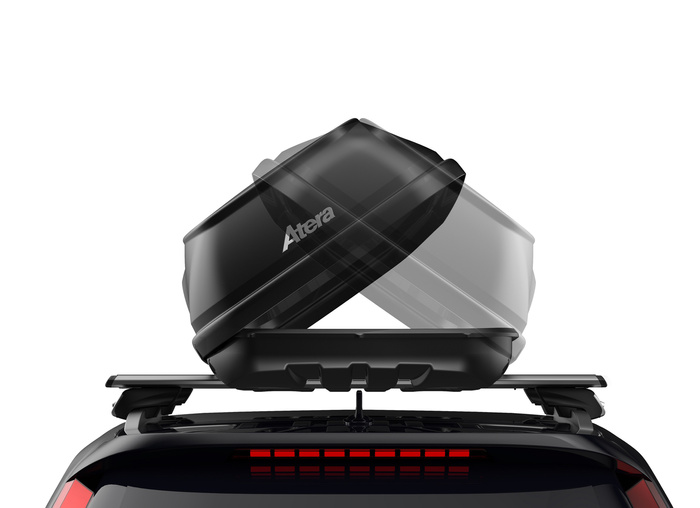 Box dachowy Atera Casar L czarny metalik