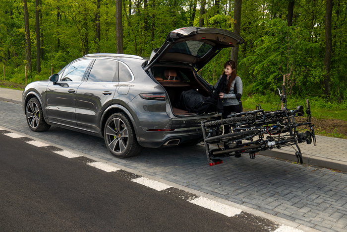 Inter Pack Spider 3 Lite - bagażnik rowerowy na hak na 3 rowery