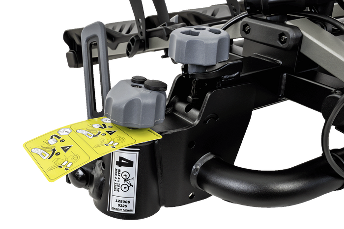 Inter Pack New Spider 4 - bagażnik rowerowy na hak na 4 rowery