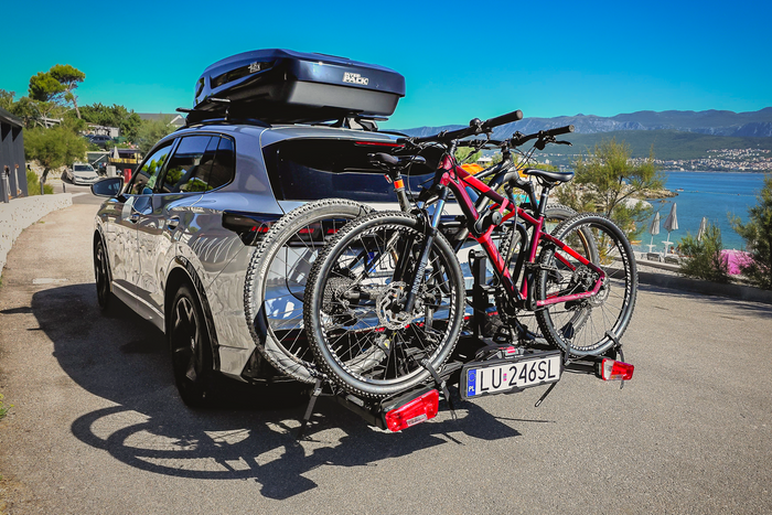 Inter Pack Spider 2E PRO - bagażnik rowerowy na hak na 2 rowery elektryczne