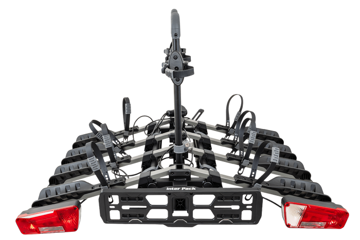 Inter Pack New Spider 4 - bagażnik rowerowy na hak na 4 rowery