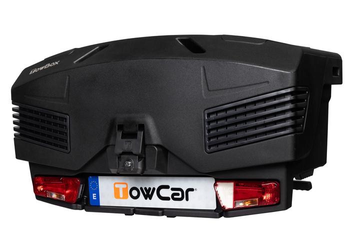 Towbox EVO urban black - bagażnik box montowany na hak