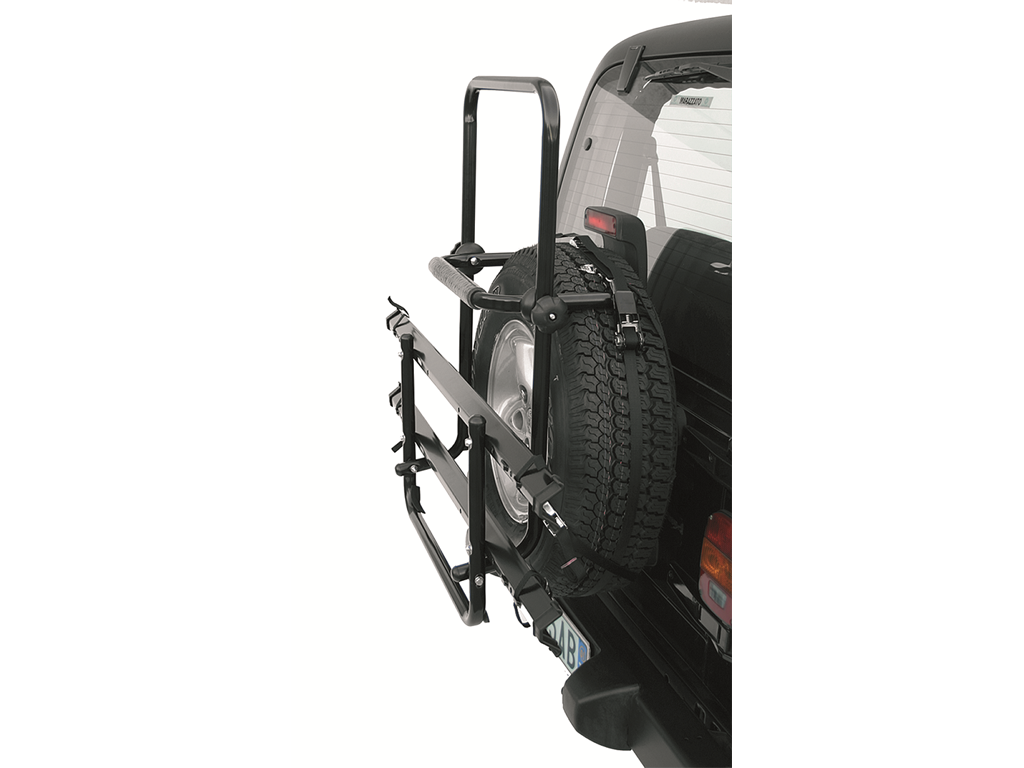 Uchwyt rowerowy na koło zapasowe Peruzzo Brennero 4x4 - bagażnik na 2 rowery z szynami