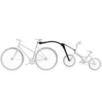 Trail Angel - hol drążek holowniczy do roweru dziecka - czarny