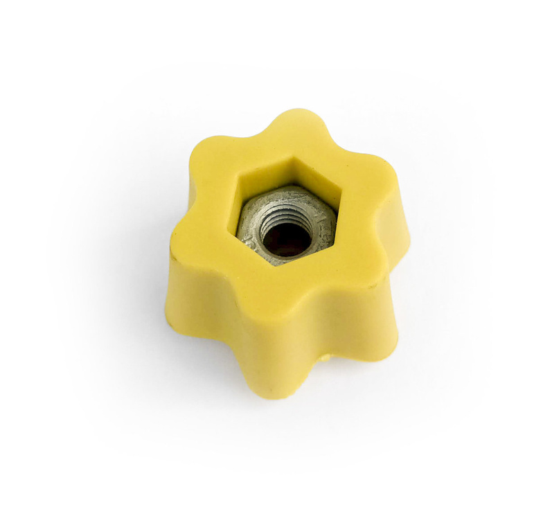 Wsuwka do belek aluminiowych 60mm x M6 (4 szt.) z nakrętkami