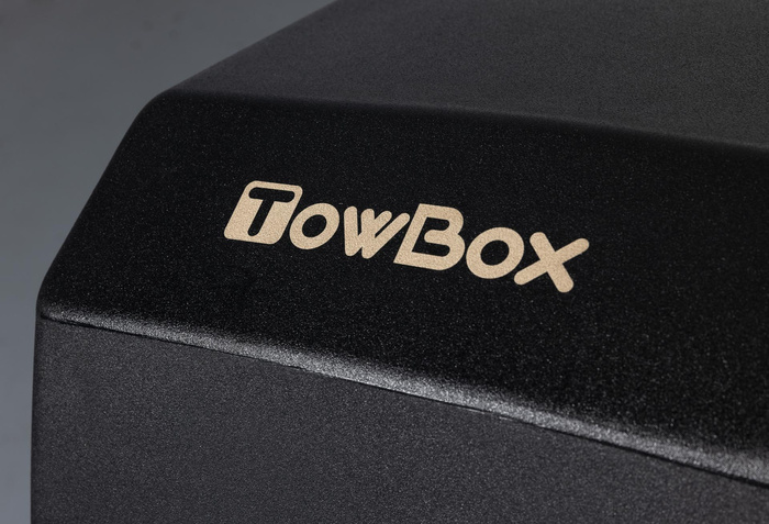 Towbox V3 czarny LED Edition - bagażnik box montowany na hak