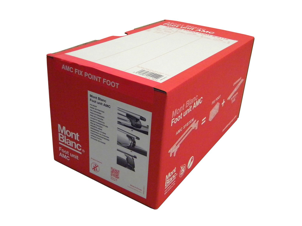 Bagażnik dachowy aluminiowy Mont Blanc AMC 5412 AERO na relingi zintegrowane