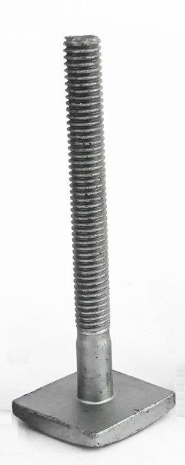 Wsuwka do belek aluminiowych 60mm x M6 (4 szt.) z nakrętkami