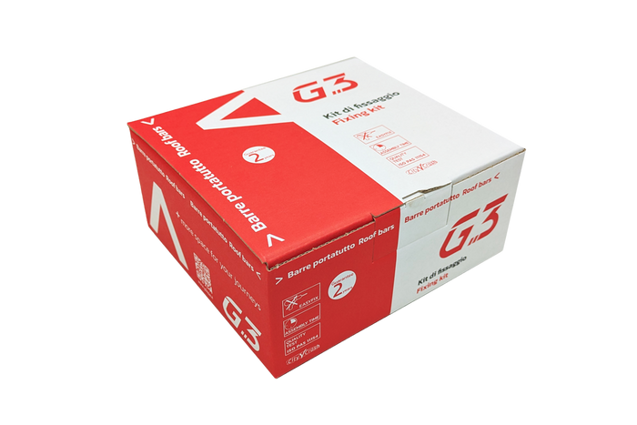 Kit mocujący 68.104 do bagażnika dachowego G3 Pacific