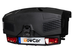 Towbox EVO urban black - bagażnik box montowany na hak