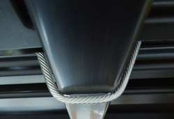 Cybanty uniwersalne Flexi Fit (komplet 4 szt) - mocowania do boxa dachowego