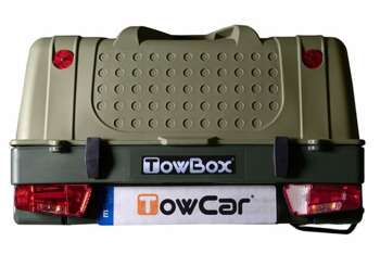 Towbox V1 Dog Green Edition - bagażnik box montowany na hak