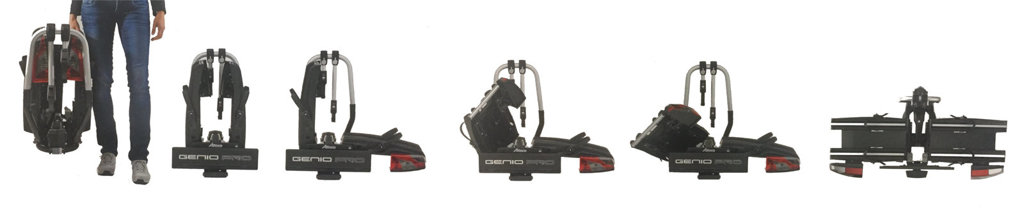 Atera Genio Pro platforma na hak na 2 rowery + adapter na 3 rower